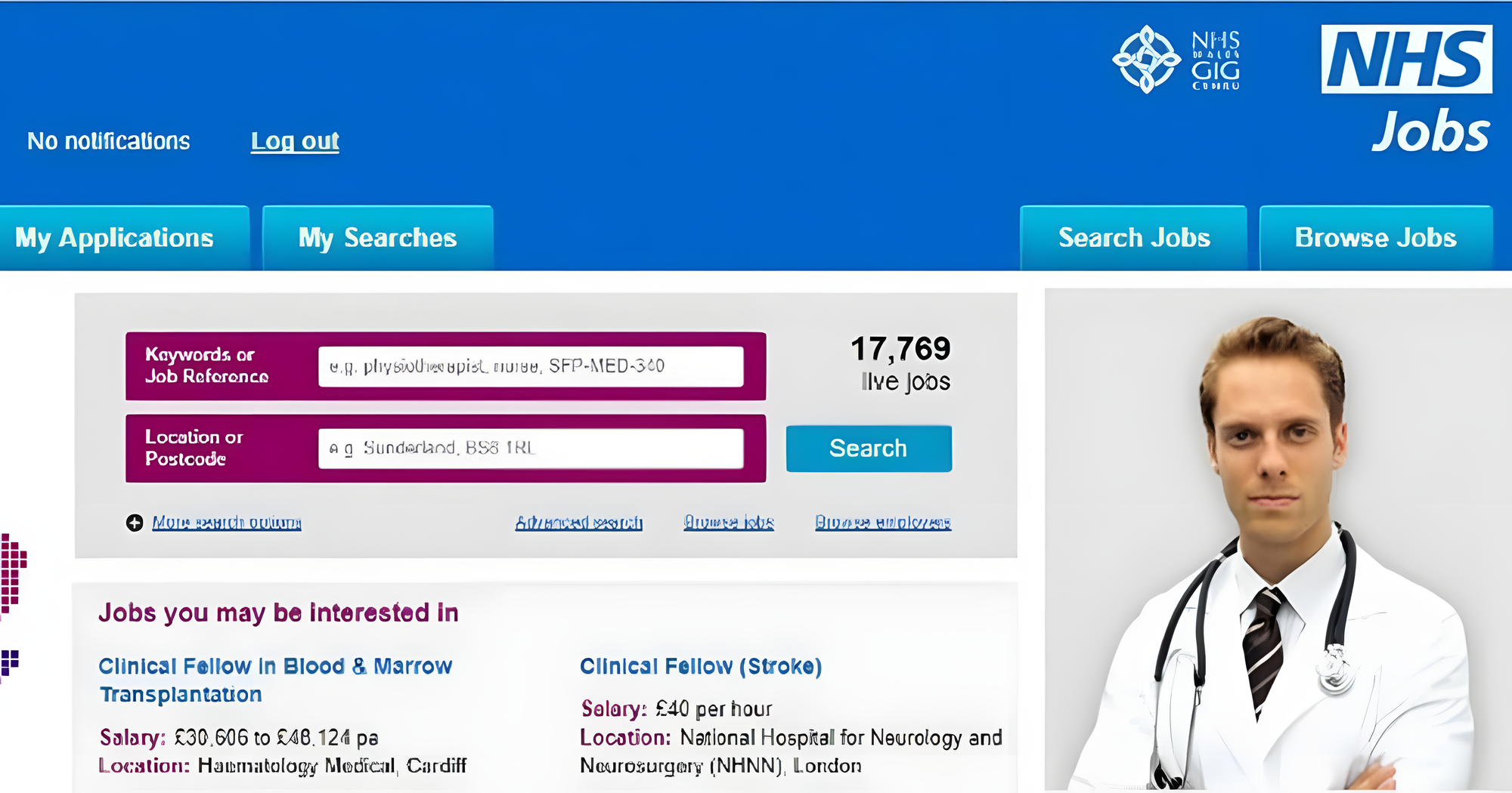 tag Awaiting Job in the NHS