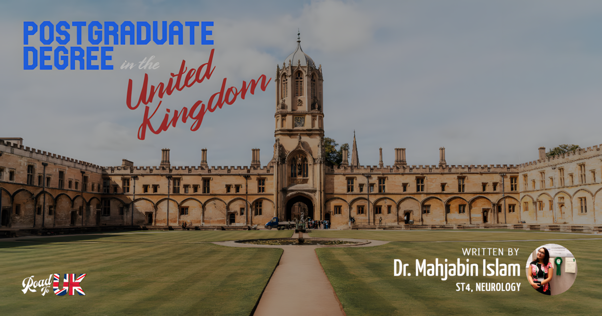 Post Graduation Degree in the UK: MSc/PhD for IMGs